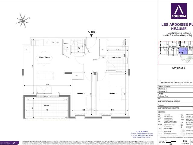 Appartement location à Angers, Saint-barthélemy-d'anjou
