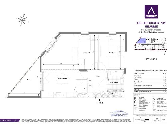 Appartement location à Angers, Saint-barthélemy-d'anjou