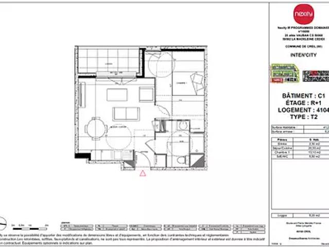 Appartement location à Rive Gauche, Creil