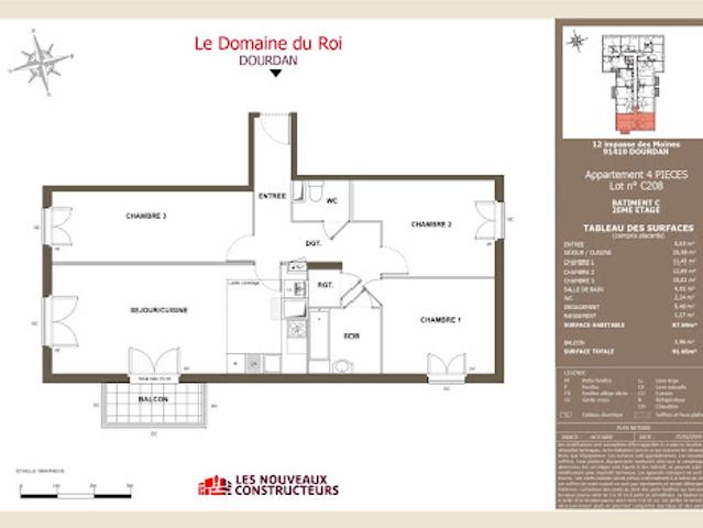 Appartement location à Étampes, Dourdan
