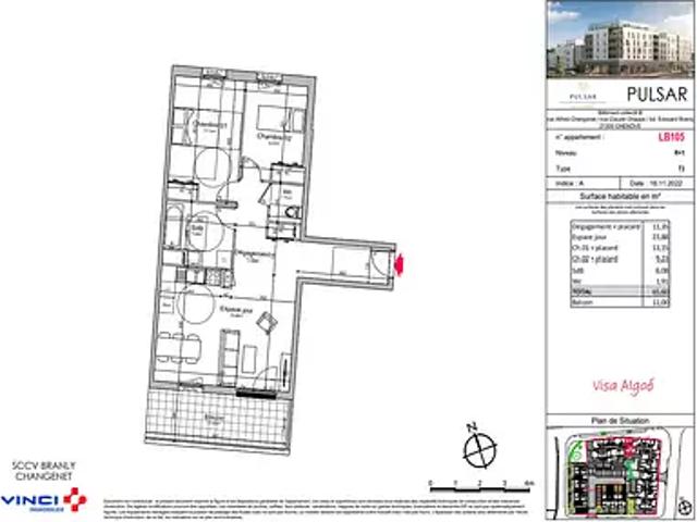 Appartement location à Dijon, Chenôve