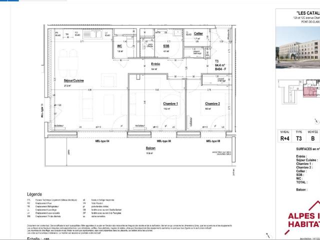Appartement location à Grenoble, Le Pont-de-claix