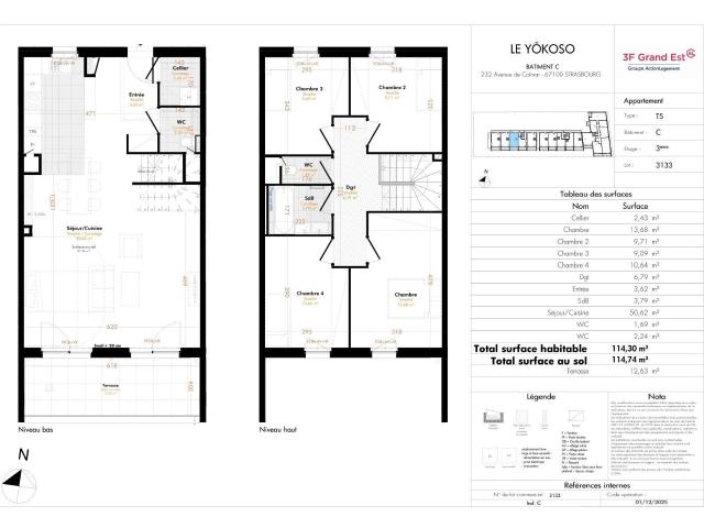 Appartement location à Strasbourg, Hoenheim