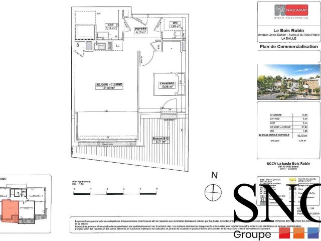Appartement location à Saint-Nazaire, La Baule-escoublac