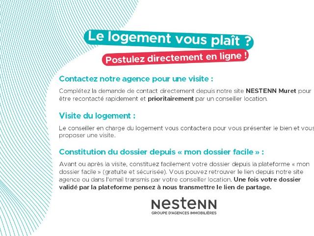 Appartement location à Muret