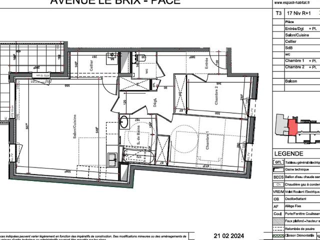 Appartement location à Louzillais, Pacé