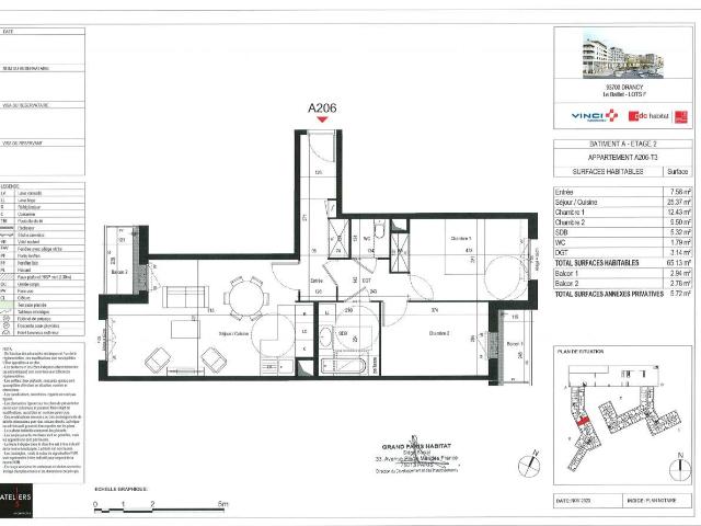 Appartement location à Le Raincy, Drancy