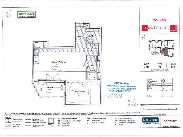 Appartement location à Z.A. Grand Val, Orvault