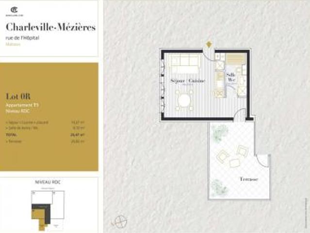 Appartement location à Charleville-Mézières, Charleville-mézières
