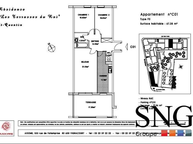 Appartement location à France métropolitaine, Saint-quentin
