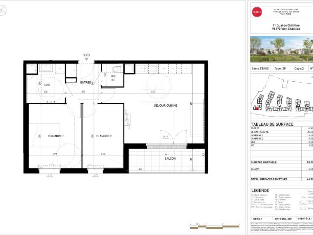Appartement location à Quartier Châtillon, Viry-Châtillon