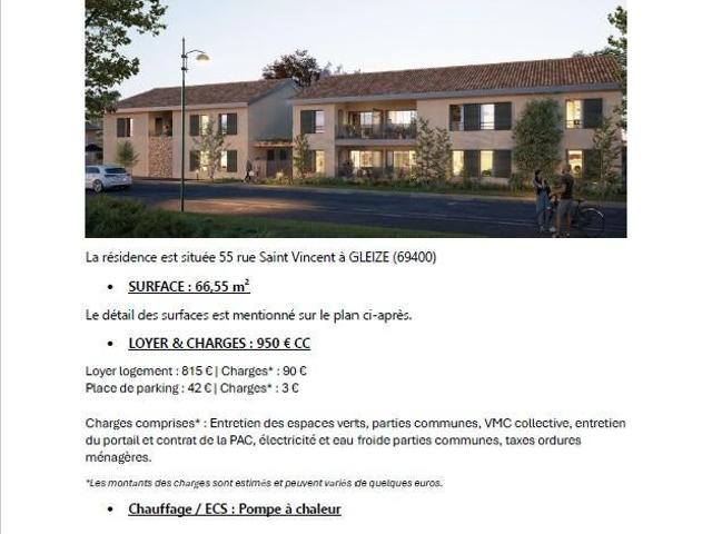 Appartement location à Villefranche-sur-Saône, Rhône