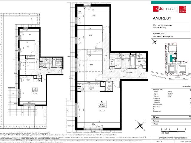 Appartement location à Saint-Germain-en-Laye, Andrésy