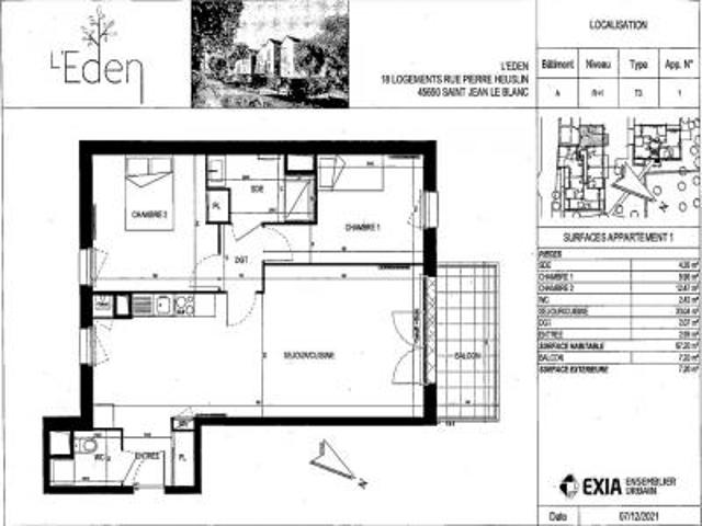 Appartement location à Orléans, Saint-jean-le-blanc