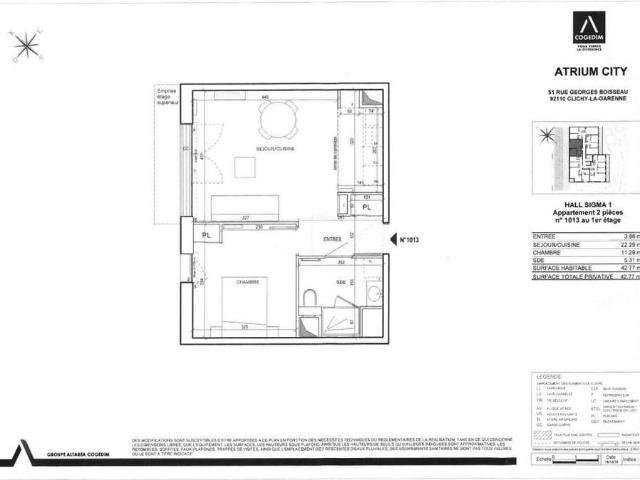 Appartement location à Saint-Denis, Villetaneuse