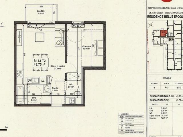 Appartement location à Lille, Linselles