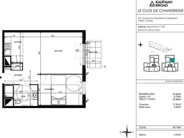 Appartement location à Torcy, Chelles