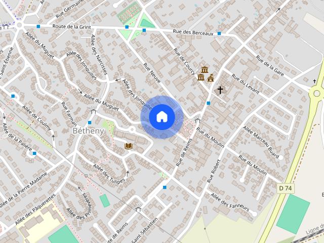 Appartement location à Reims, Bétheny