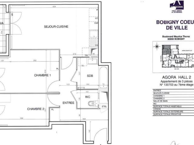 Appartement location à Bobigny, Cité du Chemin Vert