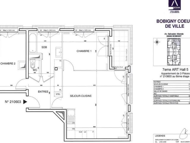 Appartement location à Bobigny, Cité du Chemin Vert