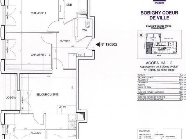 Appartement location à Bobigny, Cité du Chemin Vert