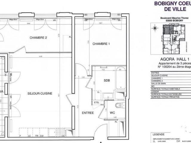 Appartement location à Bobigny, Cité du Chemin Vert