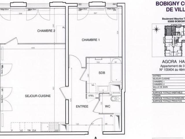 Appartement location à Bobigny, Cité du Chemin Vert