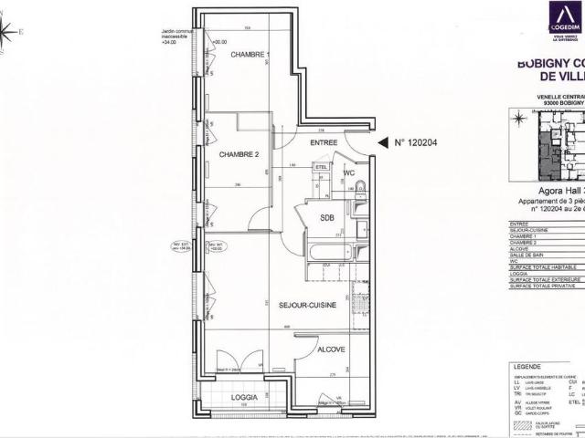 Appartement location à Bobigny, Cité du Chemin Vert
