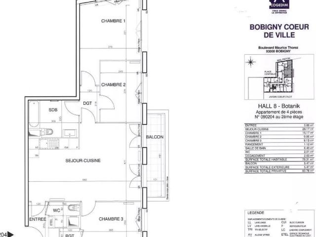 Appartement location à Bobigny