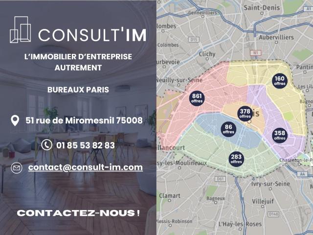 Bureau location à Paris, Île-de-France