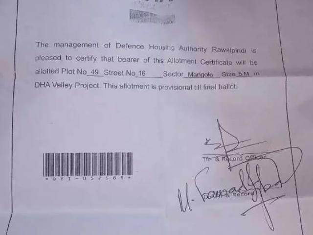 Land for sale in Islamabad