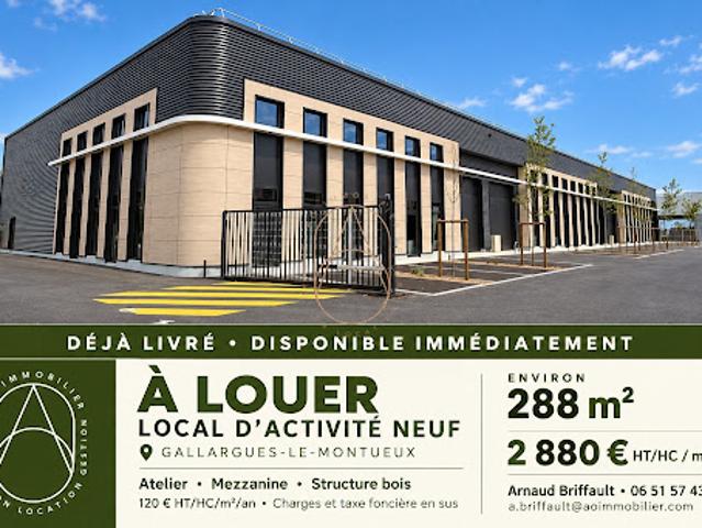 Local Commercial location à Gallargues-le-Montueux, Gard