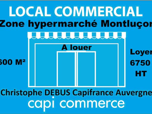Local Commercial location à Montluçon, Allier