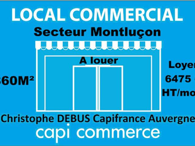 Local Commercial location à Montluçon, Allier