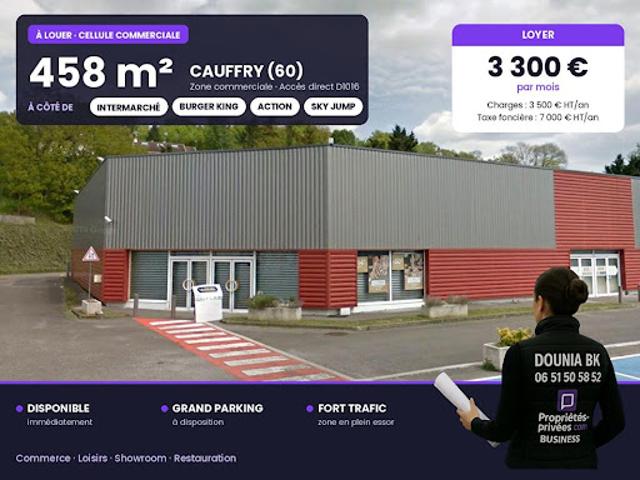 Local Commercial location à Cauffry, Oise
