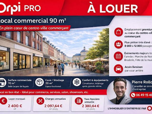 Local Commercial location à Amiens