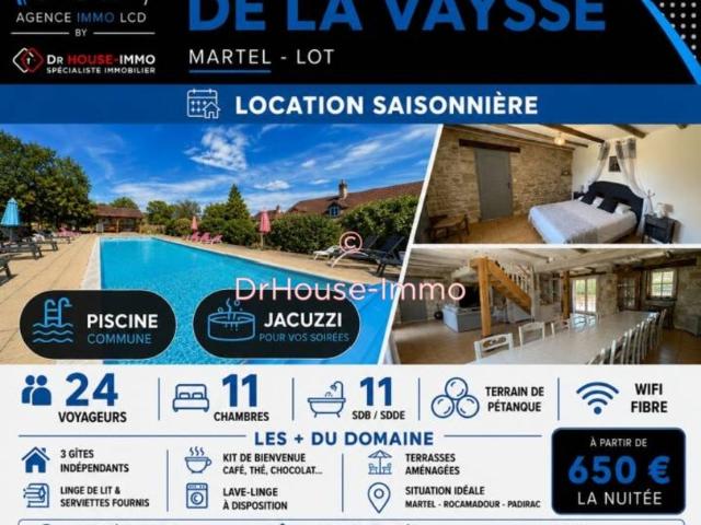 Maison location à Gourdon, Cuzance