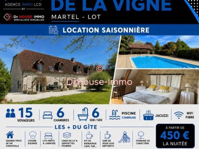 Maison location à Gourdon, Cuzance