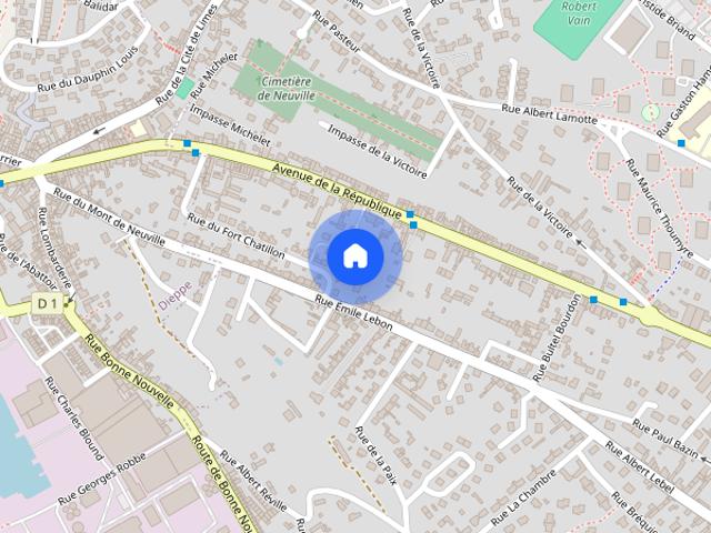 Maison location à Dieppe