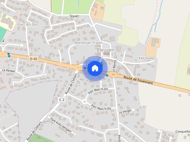 Maison location à Quimper, Bretagne