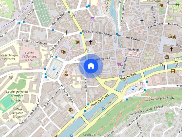 Maison location à Quimper, Bretagne