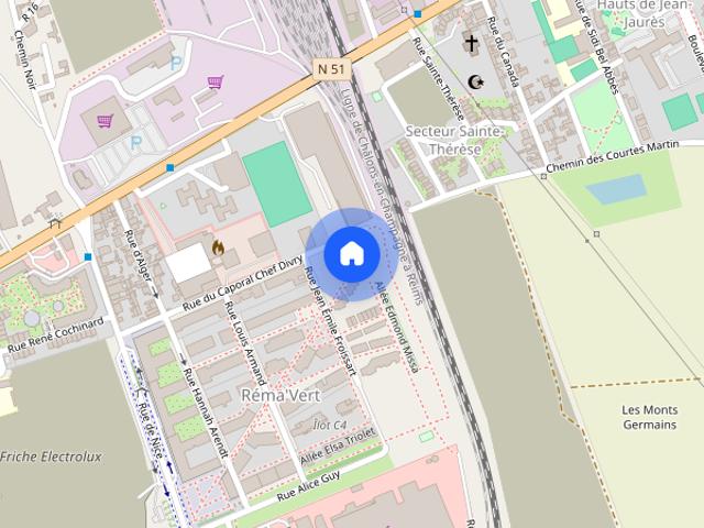Maison location à Reims