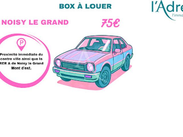 Garage location à Le Raincy, Noisy-le-grand
