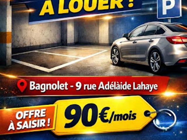 Garage location à Bobigny, Bagnolet
