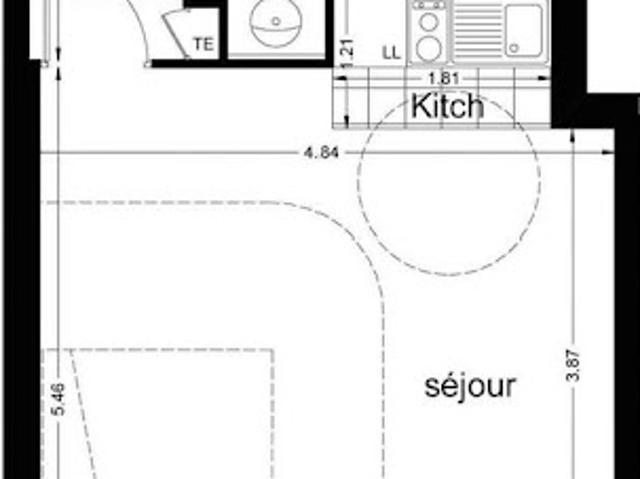 Studio location à Antony, Châtenay-malabry