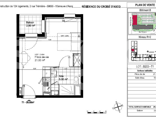Appartement location à Hôtel-de-Ville, Villeneuve-d'Ascq