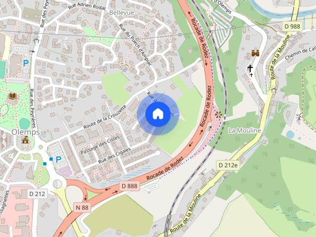 Appartement location à Rodez, Olemps