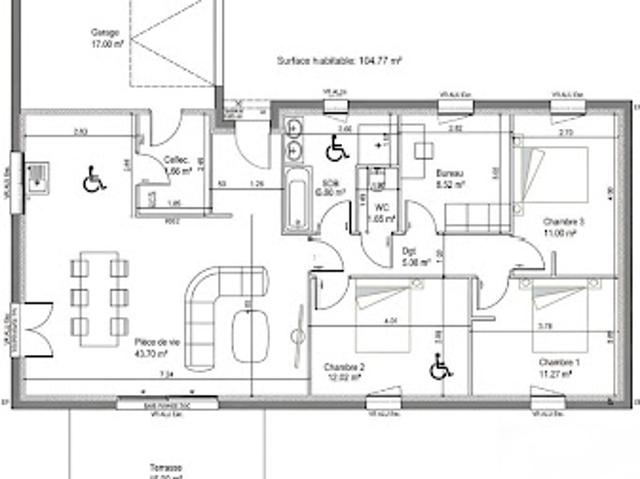 Villa location à Pau, Boeil-bezing