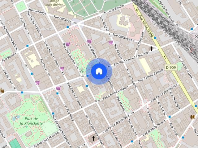 Studio location à Nanterre, Levallois-perret