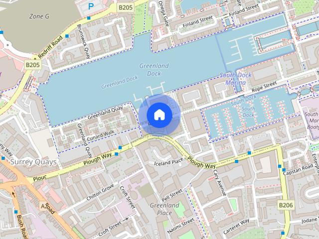 Apartment for rent in Rotherhithe, Greater London